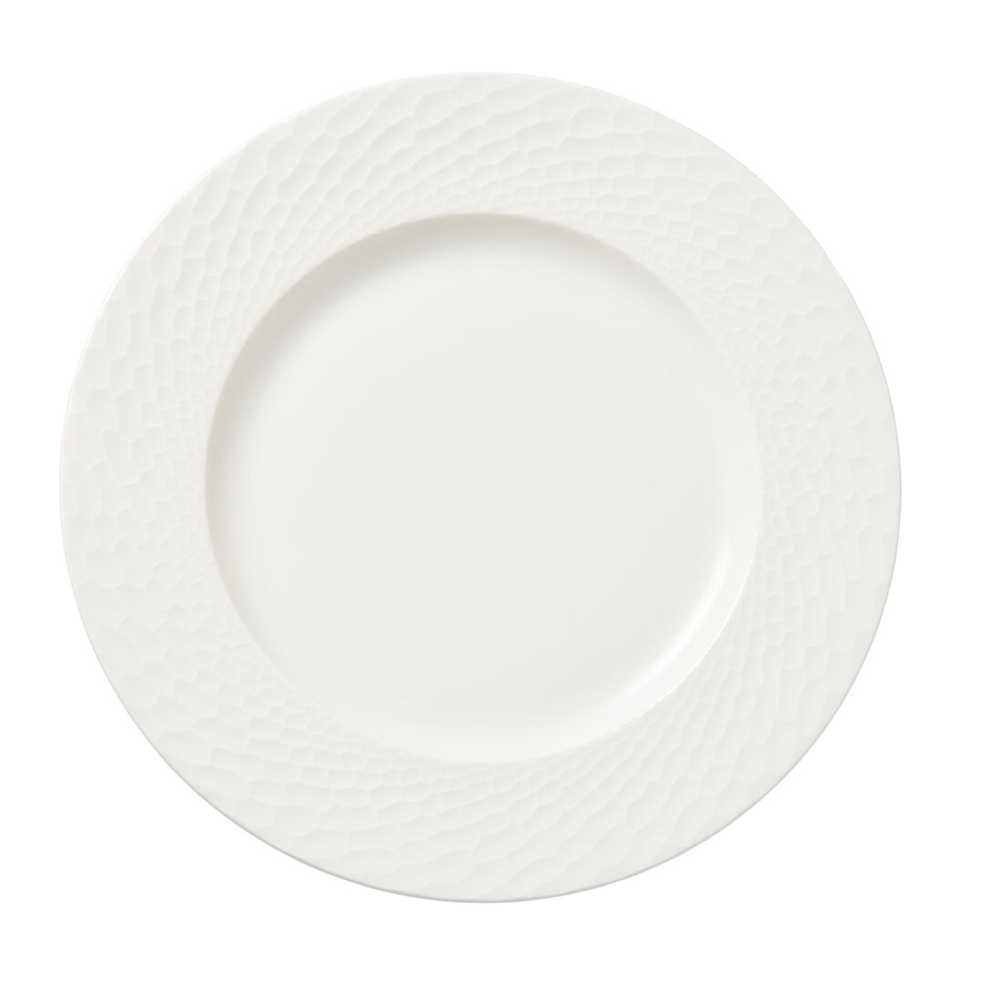 Morella Gourmet Large Well Plate 28.5cm Ceramic Food Plate Tableware Pack of 6