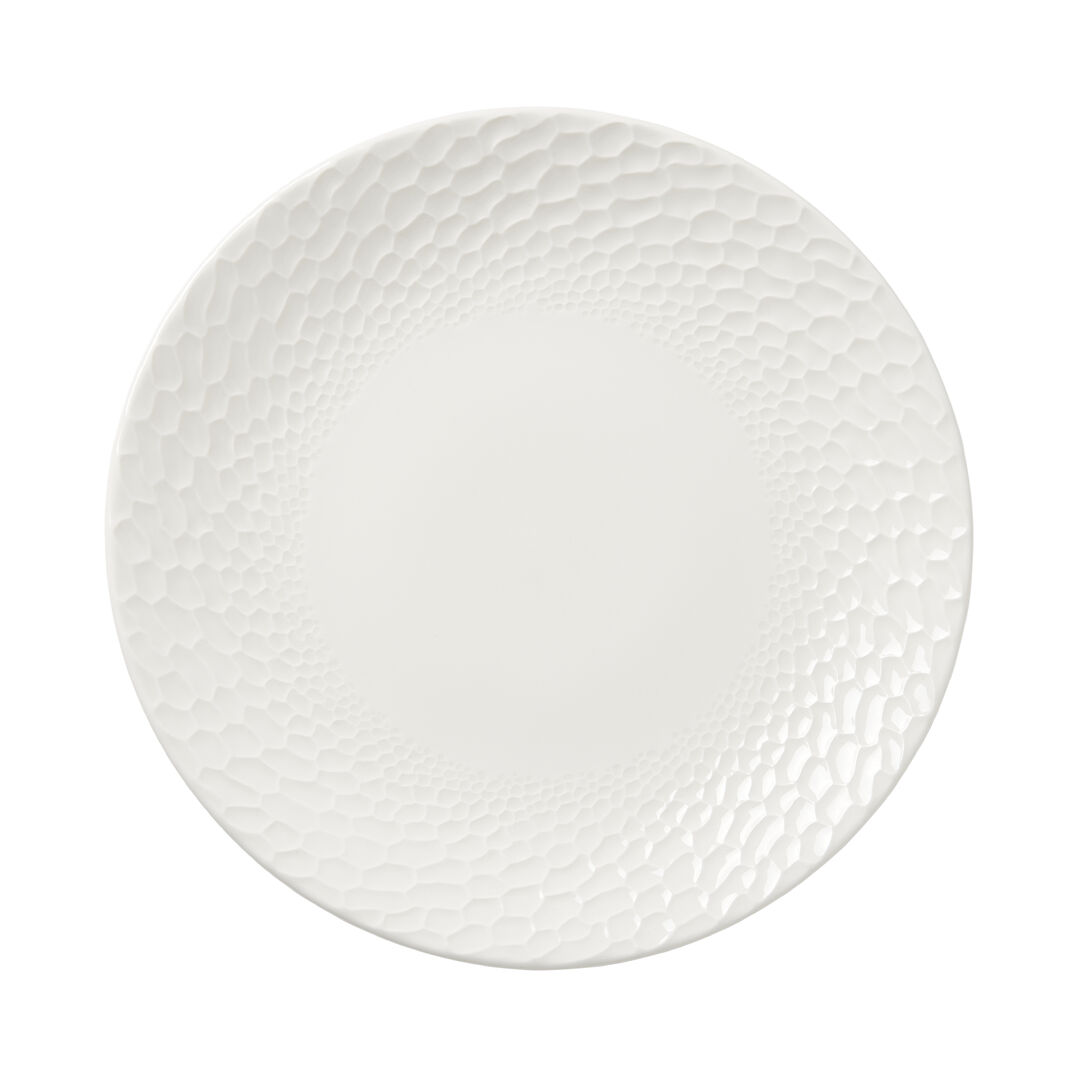 Morella Gourmet Coupe Plate 28cm(11"") Ceramic Tableware Serving Plate Pack of 6