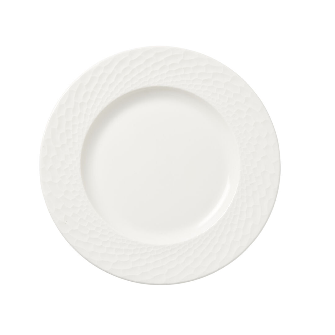 Morella Mid Rim Plate 25.5cm (10"") Ceramic Food Plate Tableware Pack Of 24