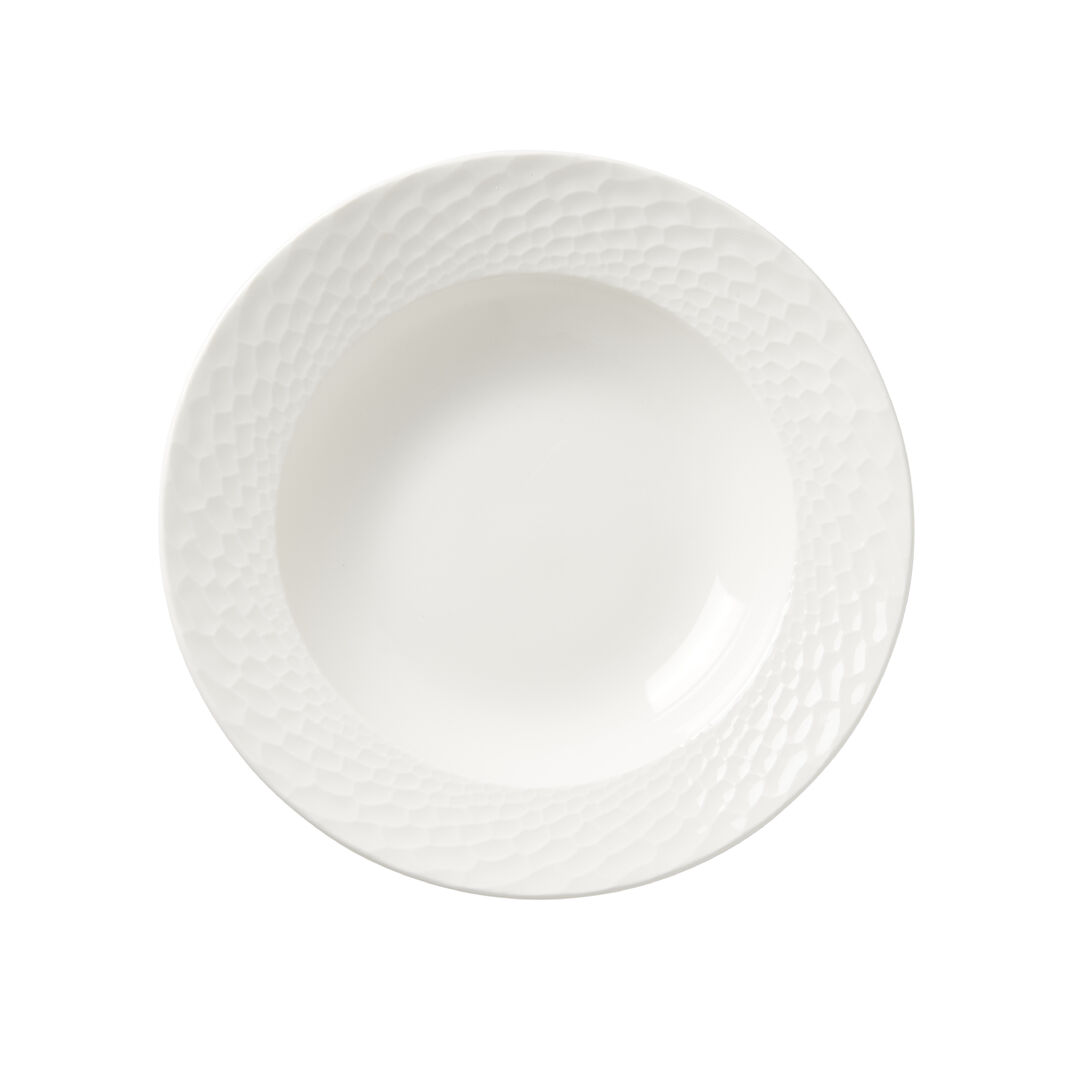 Morella Mid Rim Bowl 24cm 34cl Ceramic Bowl Set Home & Bar Tableware Pack Of 24