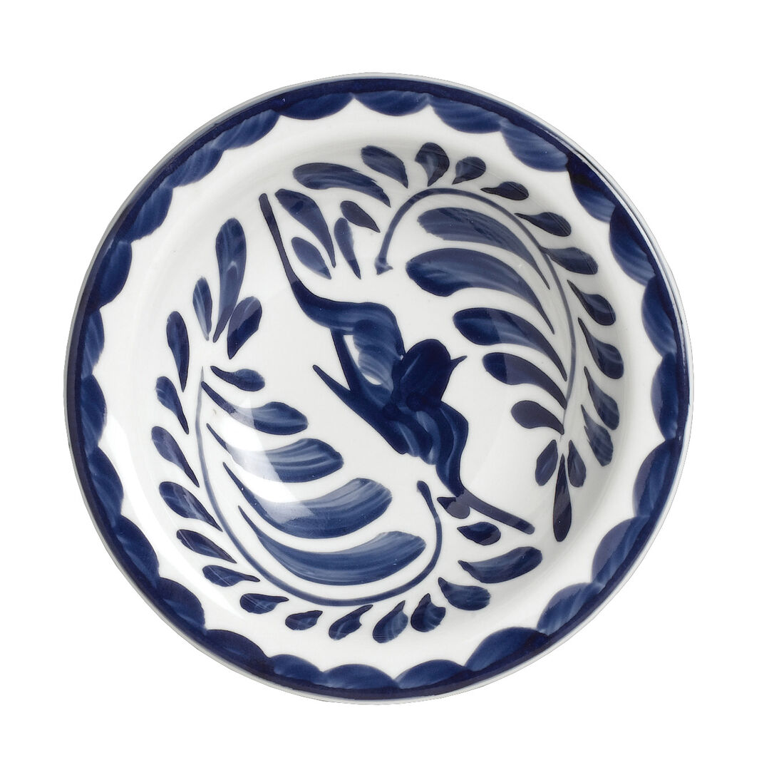 Puebla Blue Fruit Bowl 11.75cm (4 5/8"") Ceramic Bowl Set Tableware Pack of 12
