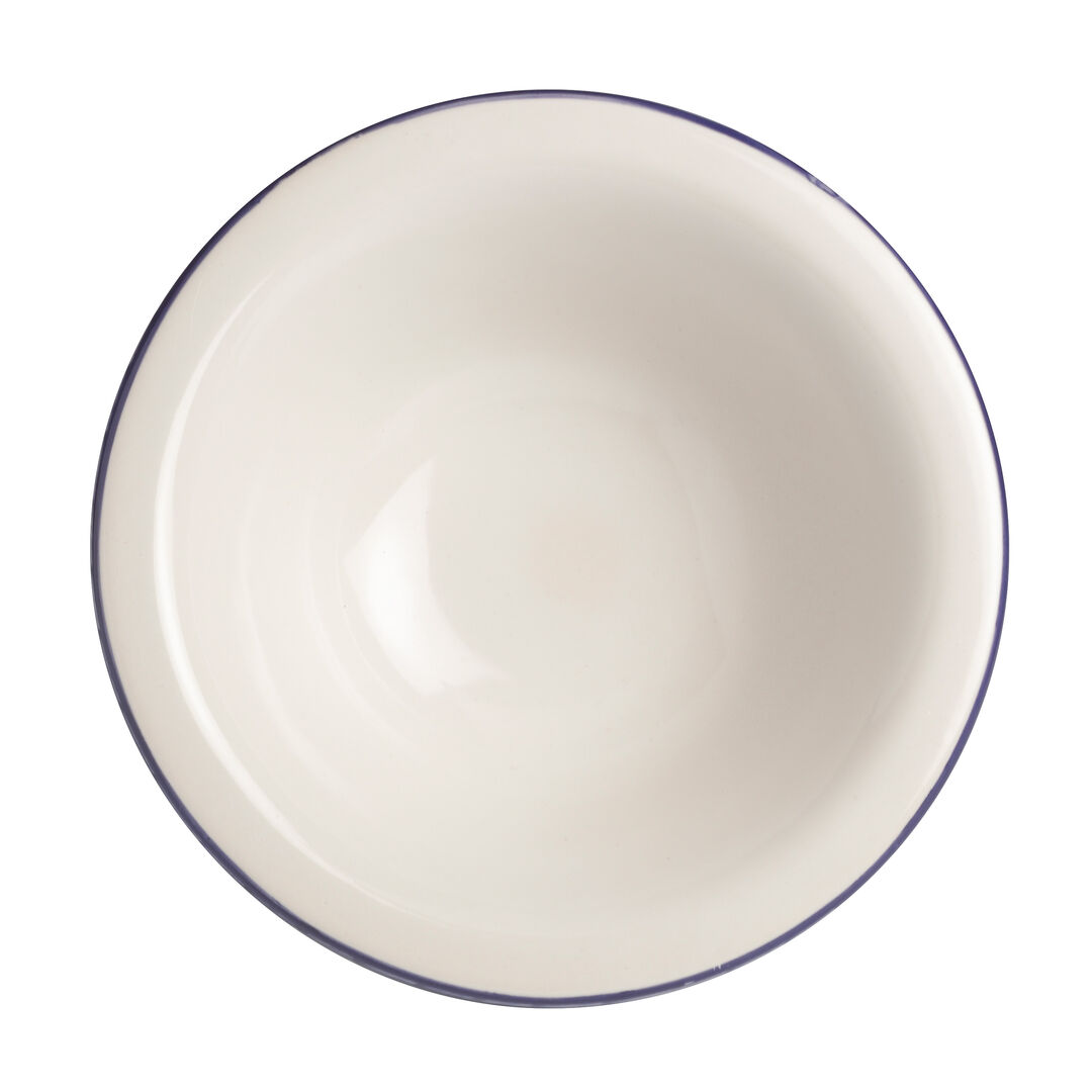 Puebla Blue Molcajete 16.5 x 10cm 31cl Ceramic Serving Bowl Tableware Pack of 6