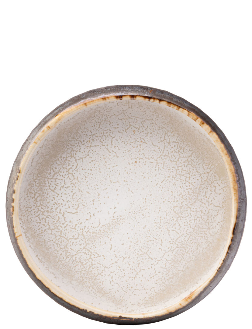 Carthago Limestone Plate 8"" (20cm) Porcelain Serving Plate Tableware Pack of 6