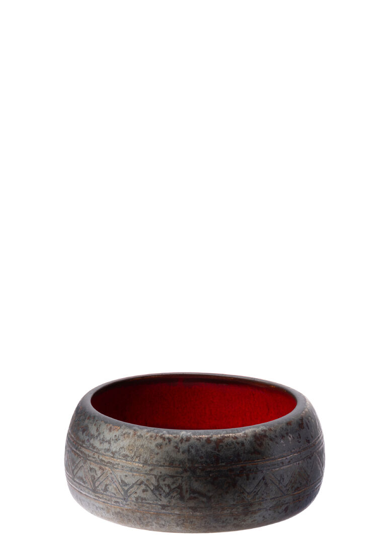 Carthago Lava Bowl 4.75"" (12cm) Ceramic Bowl Tableware For Bars Home Pack of 12