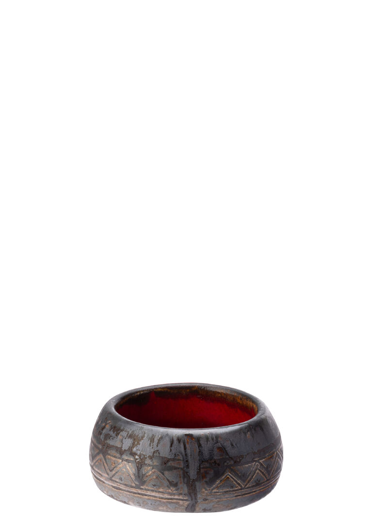 Carthago Lava Bowl 3.25"" (8cm) Ceramic Bowl Tableware For Bars Home Pack of 12