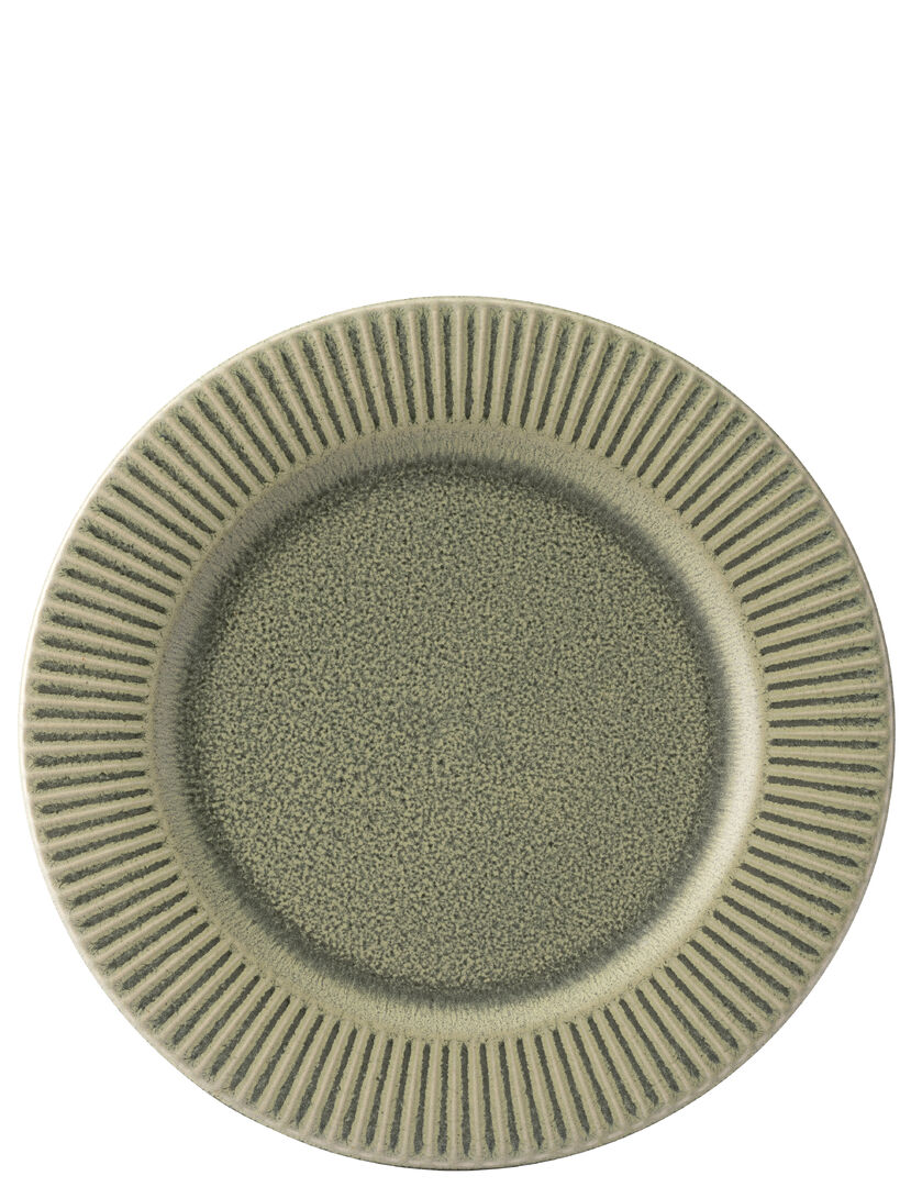 Corduroy Fern Plate 8.25"" (21cm) Ceramic Serving Plate Home Tableware Pack of 6
