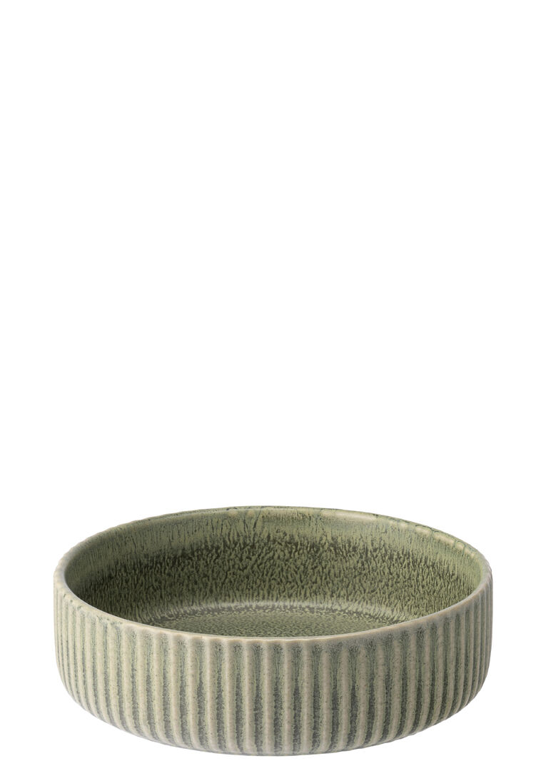 Corduroy Fern Shallow Bowl 5.75"" (14.5cm) Ceramic Bowl Tableware Pack of 6