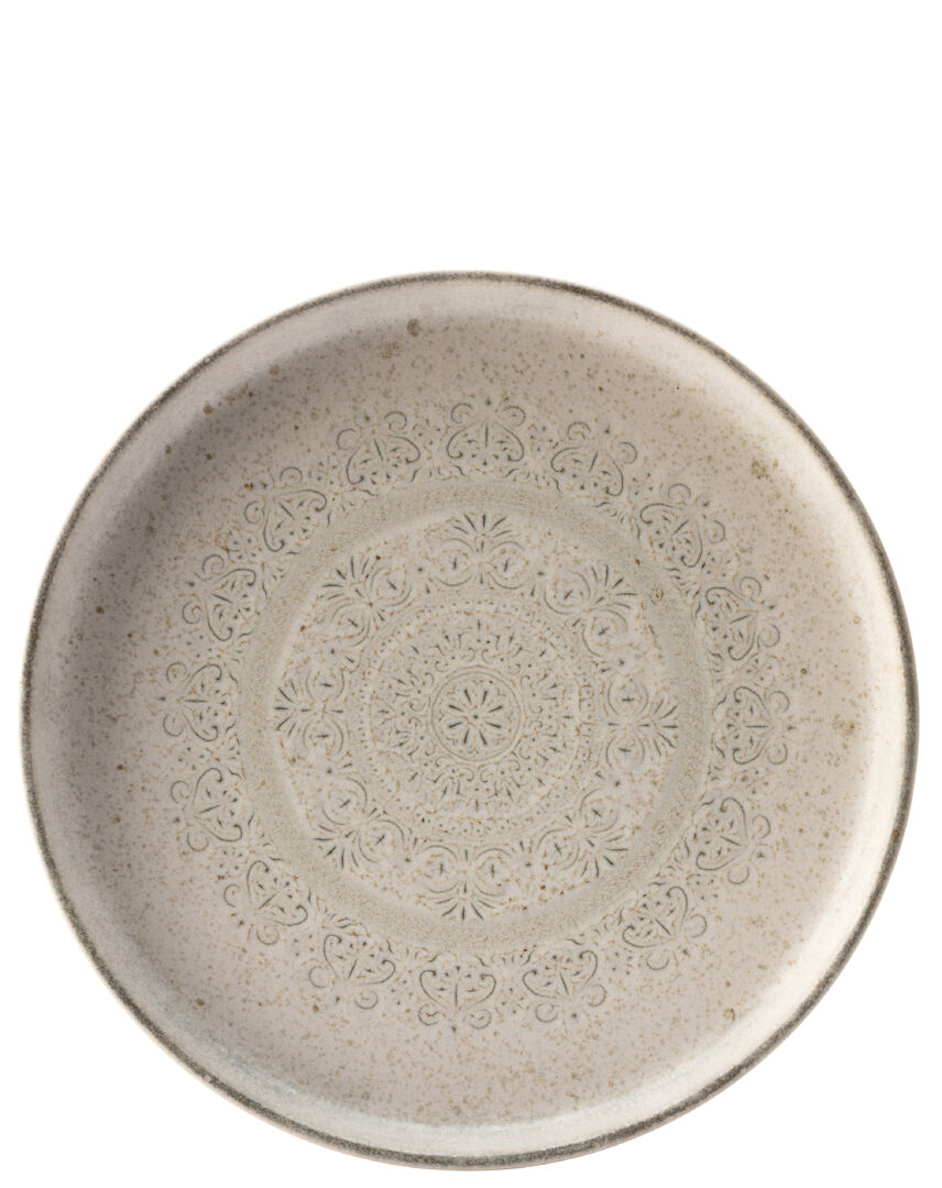 Caro Coupe Plate 8.5"" (22cm) Ceramic Tableware Serving Plates Set Pack of 6