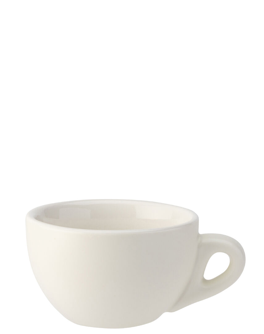 Barista Cappuccino Matt White Cup 7oz (20cl) Porcelain Tableware Pack of 12