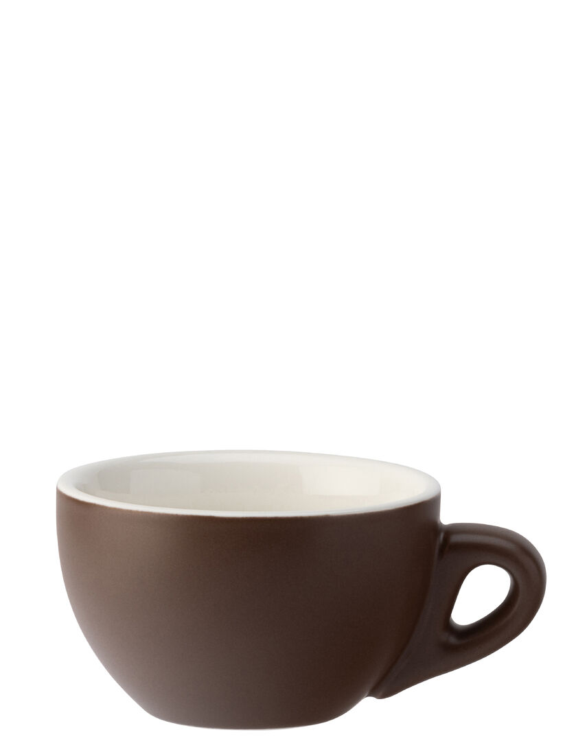 Barista Cappuccino Matt Brown Cup 7oz (20cl) Porcelain Tableware Pack of 12