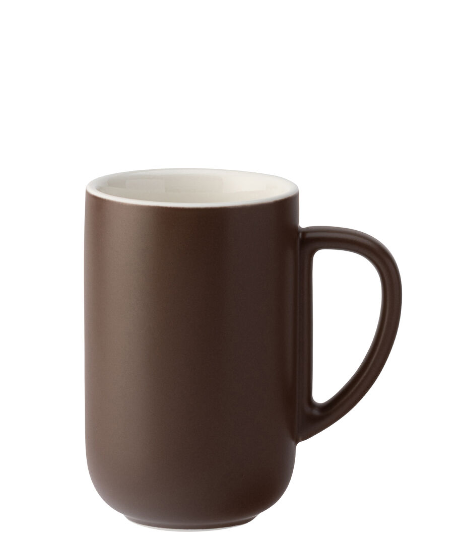Porcelain Barista Matt Brown Bullet Mug Drinking Tableware 11oz (32cl) Pack of 6