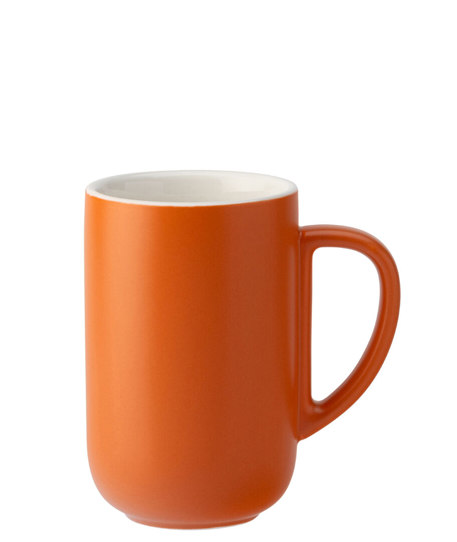 Porcelain Barista Matt Orange Bullet Mug Drinking Tableware 11oz(32cl) Pack of 6