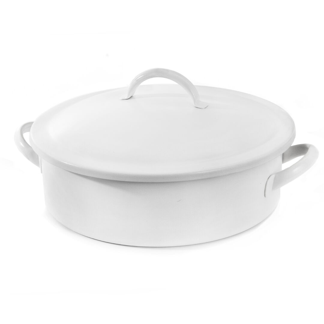 Homestyle White Induction Round Chafer 1.9L 29.2x24.1x14.6cm Buffet Pack of 1