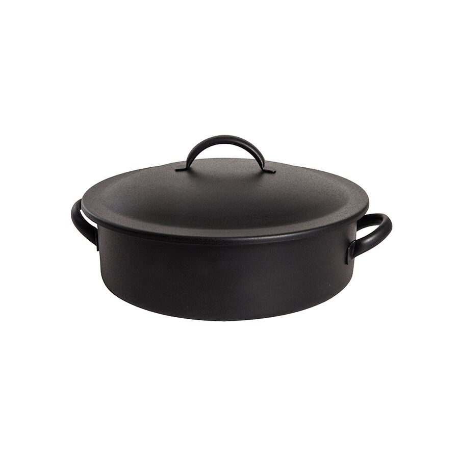 Homestyle Black Induction Round Chafer 3.8L 36.2x30.5x17.1cm Buffet Pack of 1