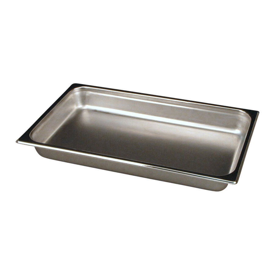 Stainless Steel Rectangle Buffet Steam Table Food Pan 3.8L 4QT Durable Pack Of 1