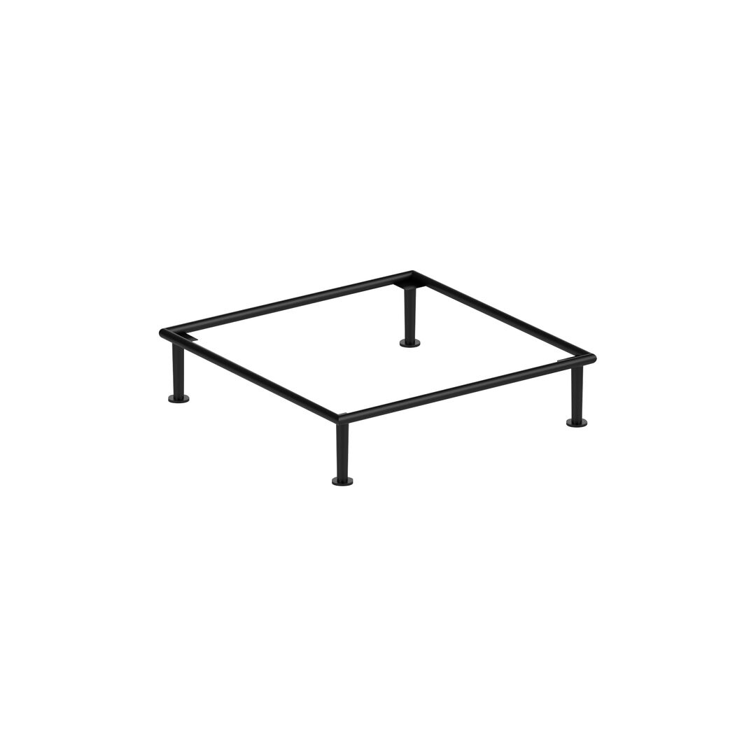 Fusion Black Square Riser 35.5x7.6cm Buffet Display Serving Stand Pack of 1