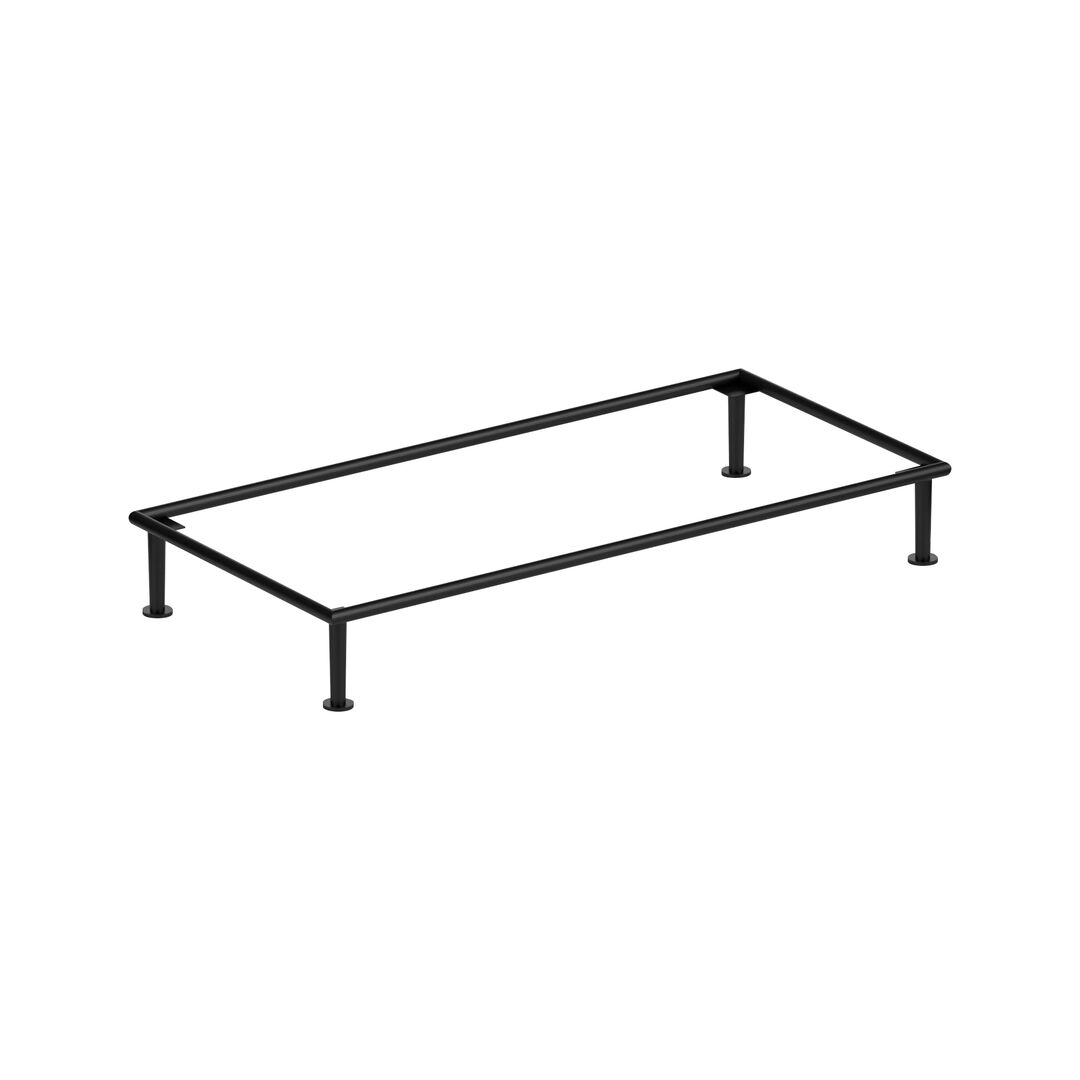 Fusion Black Rectangle Riser 61x28x7.6cm Buffet Display Serving Stand Pack of 1