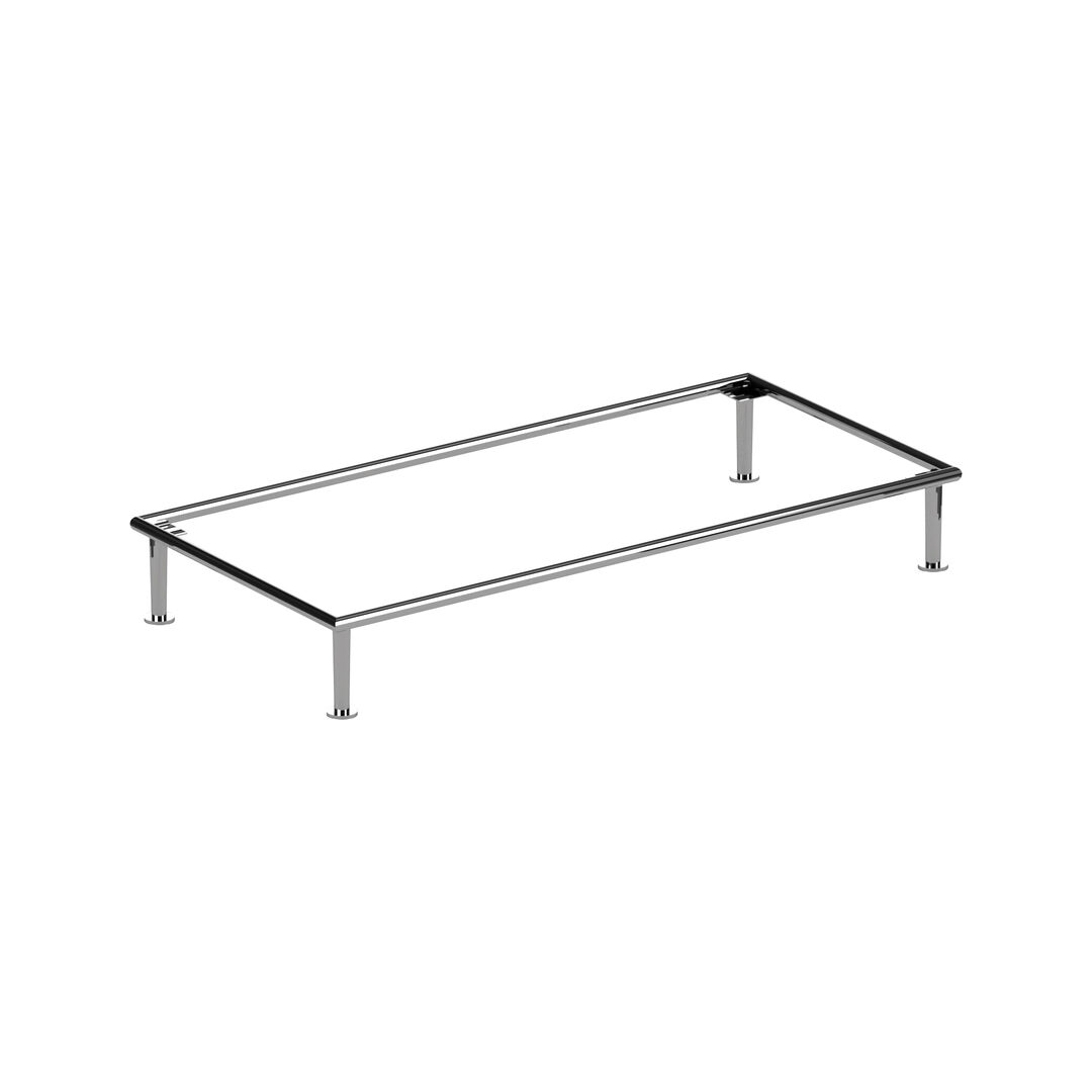 Fusion Stainless Steel Rectangle Riser 61 x 28 x 7.6cm Buffet Stand Pack of 1