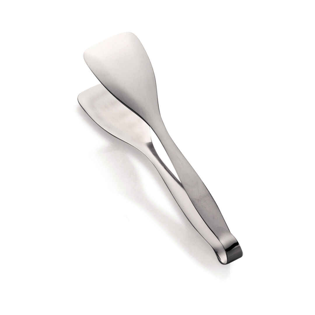 Serving Tong Flat End Stainless Steel Buffet Catering Tool 22.9cm Pack of 6
