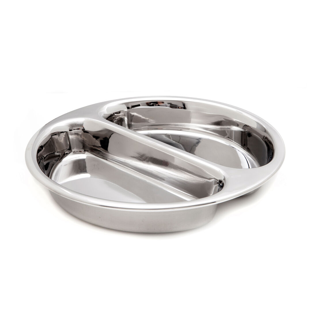 Stainless Steel Divided Square Food Pan 3.8L 4QT Buffet Steam Table Pack Of 1