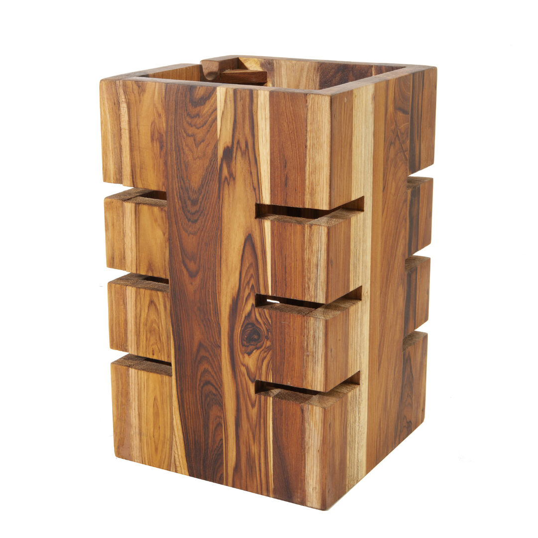 Fusion Teak Riser 15.2x30.5cm Buffet Display Wooden Serving Stand Pack of 1
