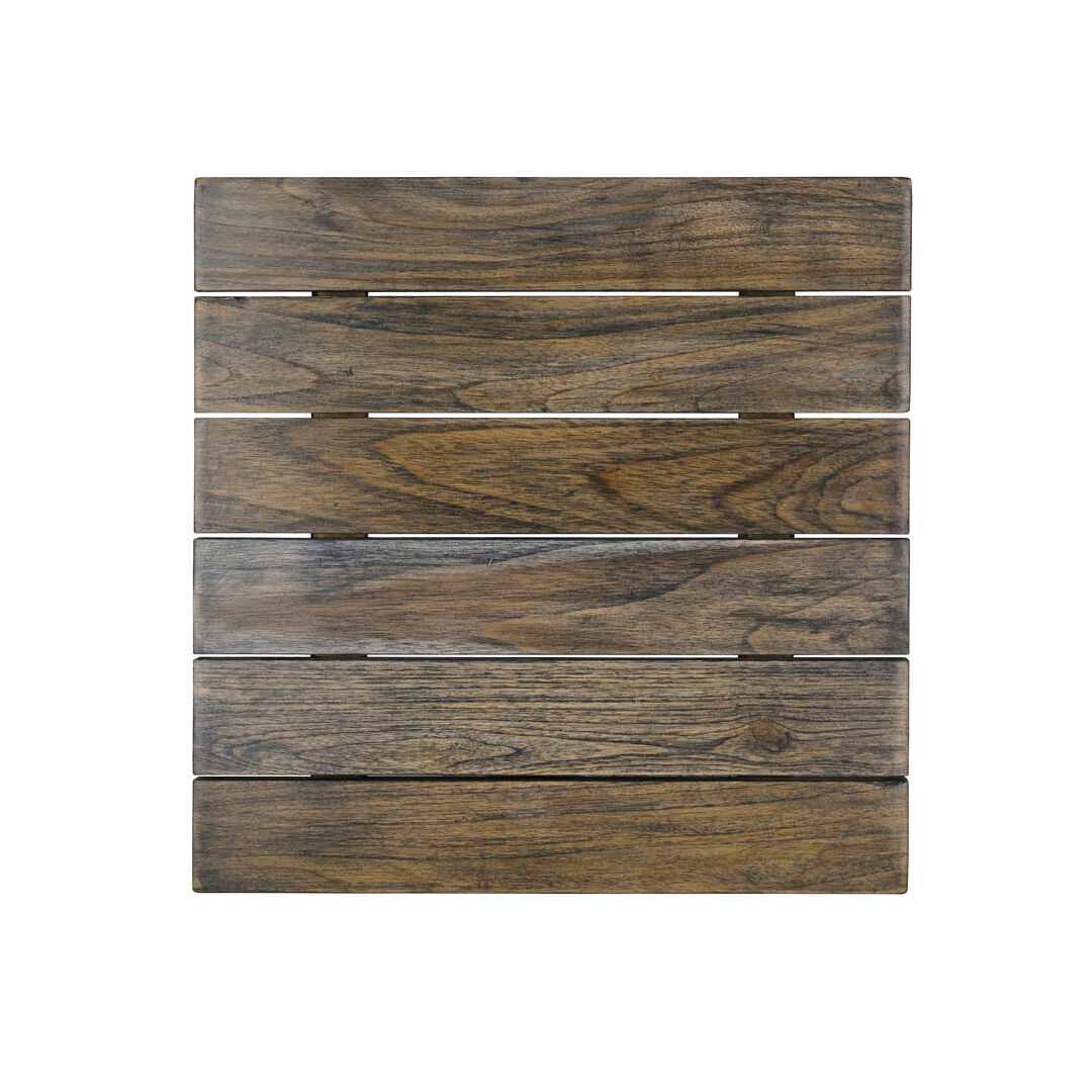 Fusion Ash Grey Square Tile 27.9cm 11"" Buffet Display Riser Plate Pack Of 1
