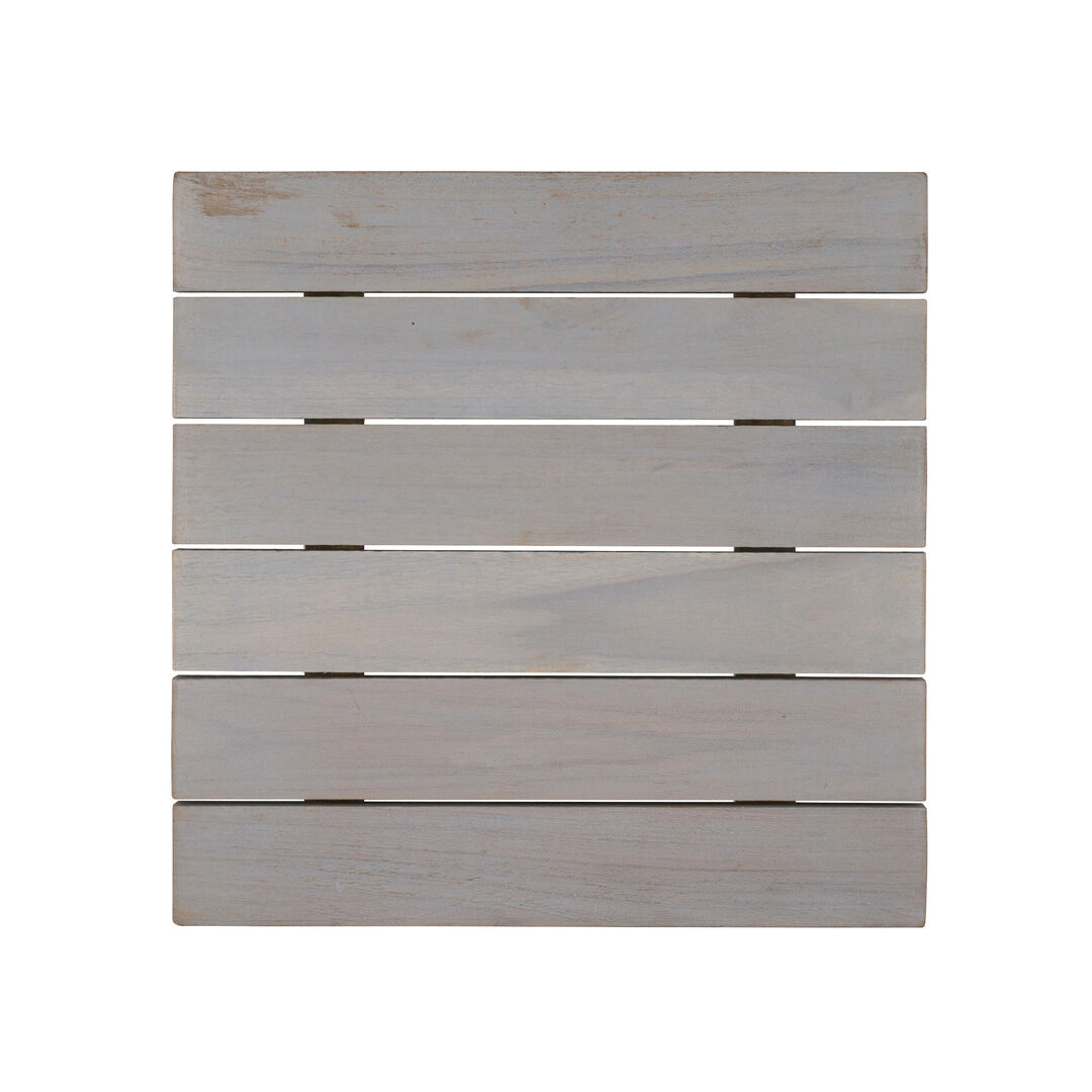 Fusion Grey Wash Square Tile 27.9cm 11"" Buffet Display Riser Plate Pack Of 1