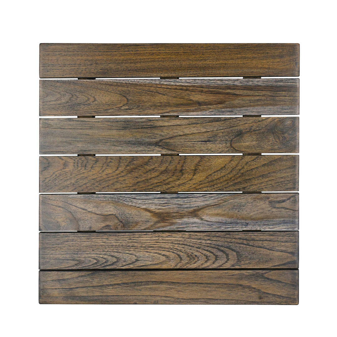 Fusion Ash Grey Square Tile 30.5cm 12"" Buffet Display Riser Plate Pack Of 1