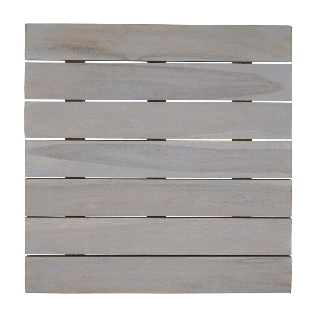 Fusion Grey Wash Square Tile 30.5cm 12"" Buffet Display Riser Plate Pack Of 1