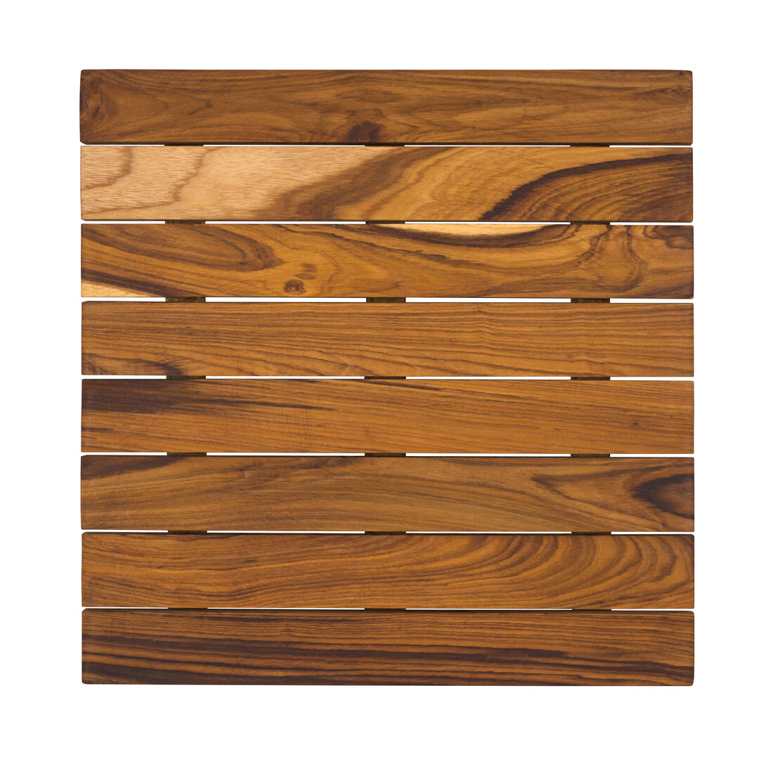 Fusion Teak Square Tile 35.6cm 14"" Buffet Display Riser Serving Plate Pack Of 1