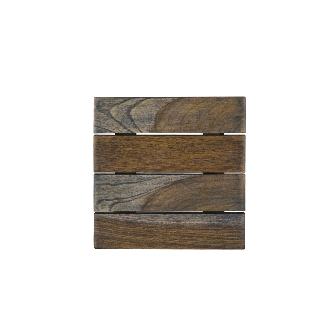 Fusion Ash Grey Square Tile 15.2cm 6"" Buffet Display Riser Plate Pack Of 1