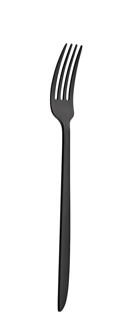 Orca Matt Black Table Fork Stainless Steel Table Fork Tableware Pack of 12