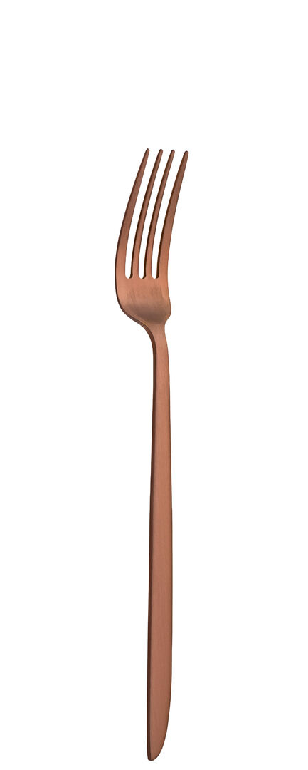 Orca Matt Copper Dessert Fork Stainless Steel Cutlery Tableware Pack of 12