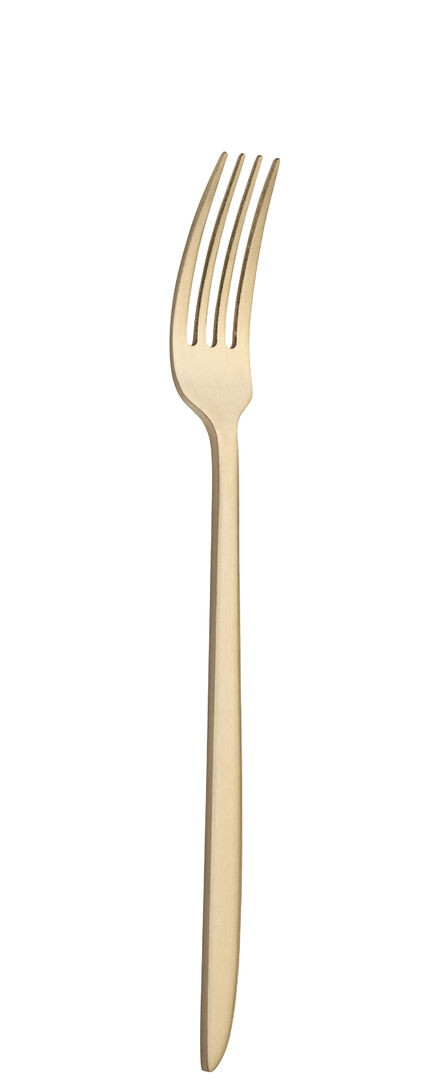 Orca Matt Champagne Table Fork Stainless Steel Table Fork Tableware Pack of 12