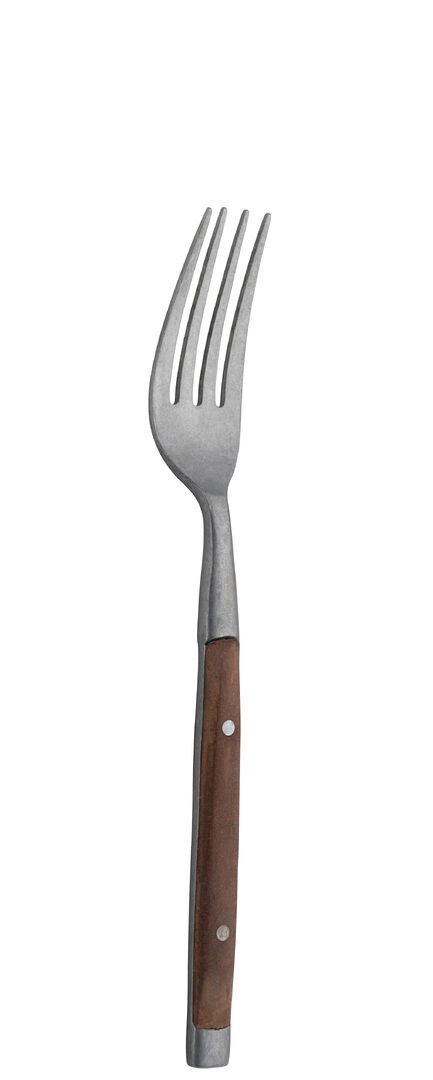 Rustic Rumbled Table Fork Stainless Steel Table Fork Tableware Pack of 12