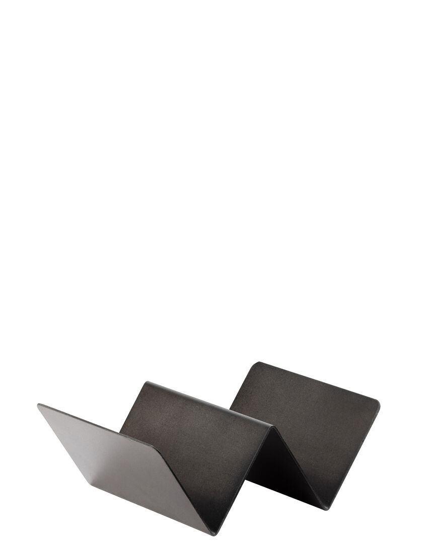 Black Double Street Food Stand 13.5cm x 10cm Bar Table Presentation Pack of 1