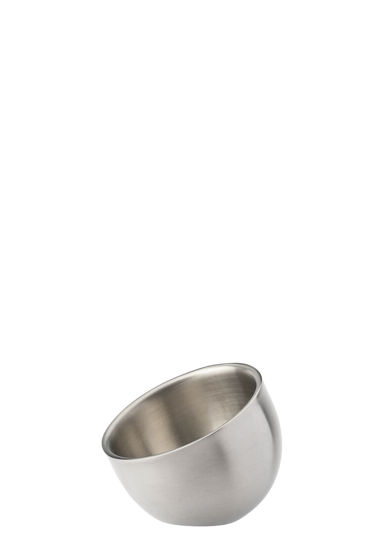 Double Wall Angular Bowl 3"" (7.5cm) Stainless Steel Bowl Tableware Pack of 6