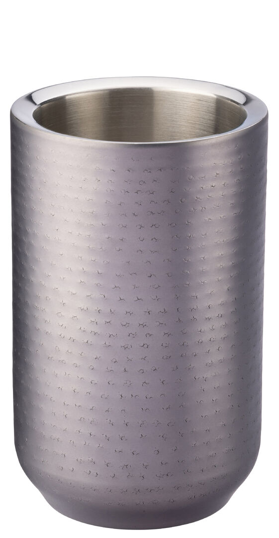 Gunmetal Wine Cooler 12 x 20 cm Barware Ice Bucket Chiller Display Pack of 6
