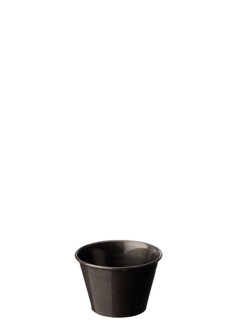 Black Vintage Steel Ramekin 2.5oz (7cl) Stainless Steel Tableware Pack of 24