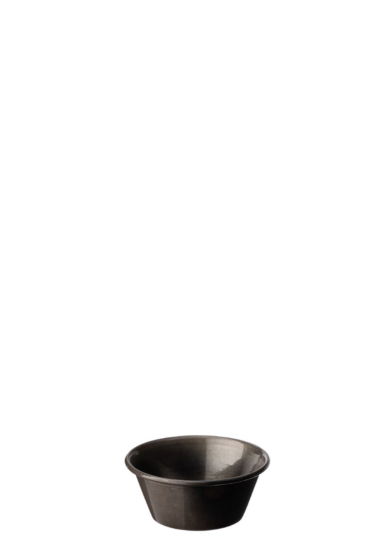 Black Vintage Steel Ramekin 1.5oz (4cl) Stainless Steel Tableware Pack of 24