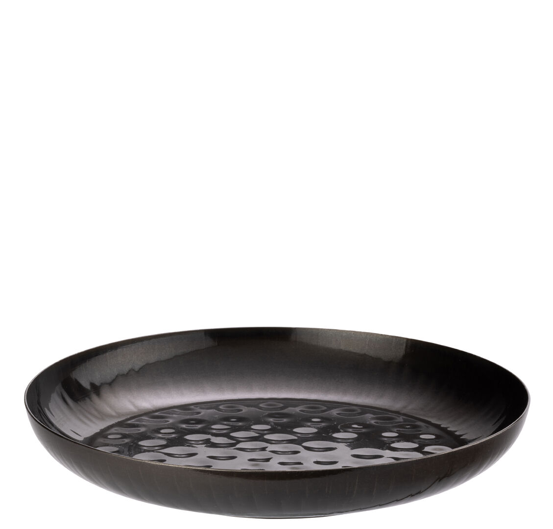 Vintage Black Seafood Tower Serving Bowl (29.5cm) Table Presentation Pack of 1