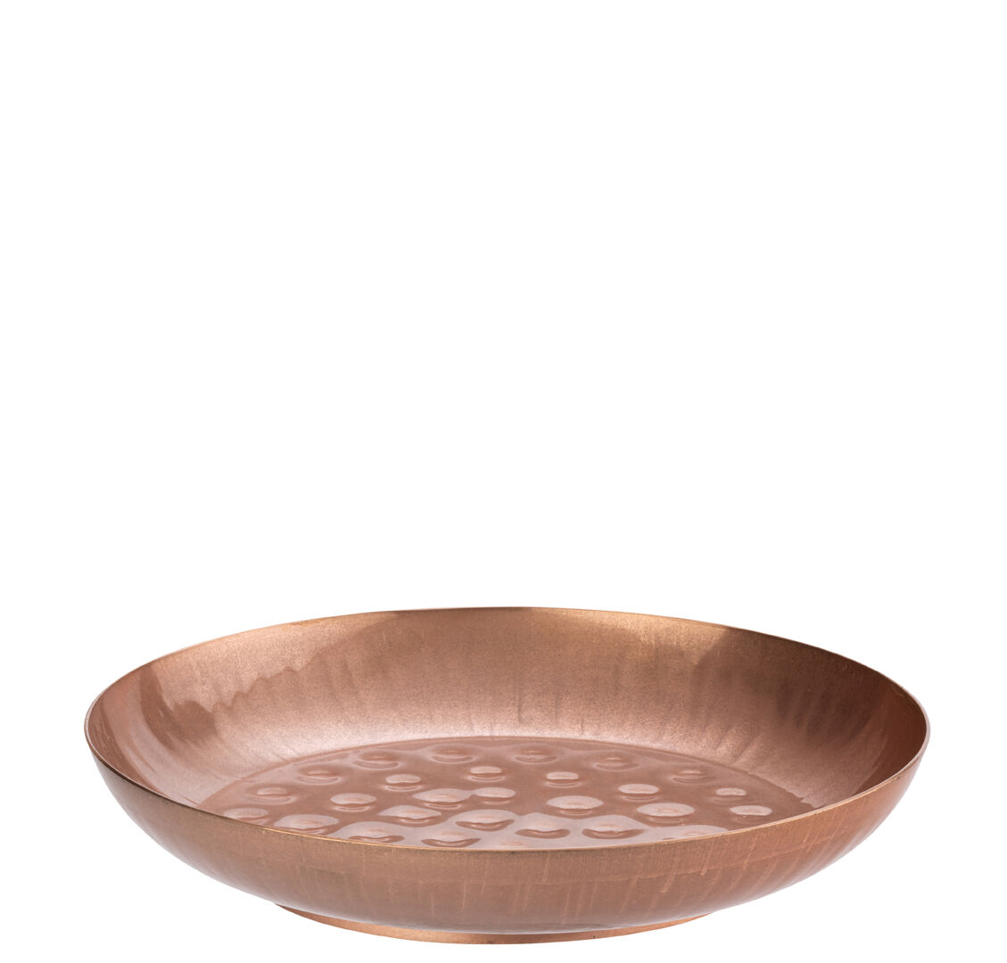 Vintage Copper Seafood Tower Serving Bowl (24.5cm) Table Presentation Pack of 1