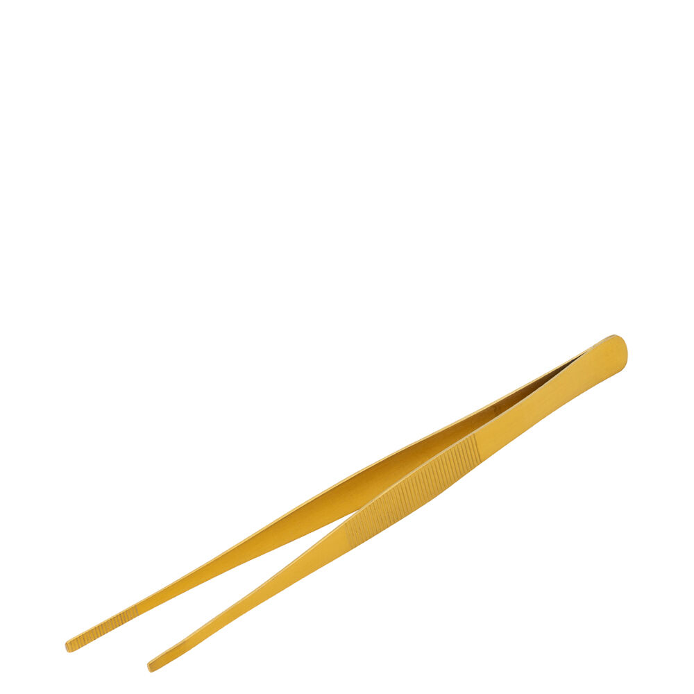 Gold Cocktail Tweezers 25cm Barware Pub Garnish Precision Tool Steel Pack of 6