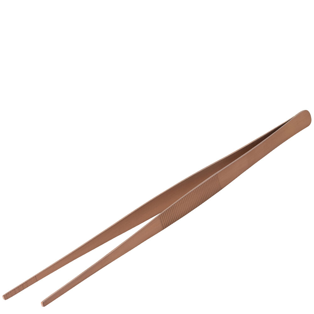 Brushed Copper Cocktail Tweezers 30cm Long Barware Pubs Tool Grip Pack of 6