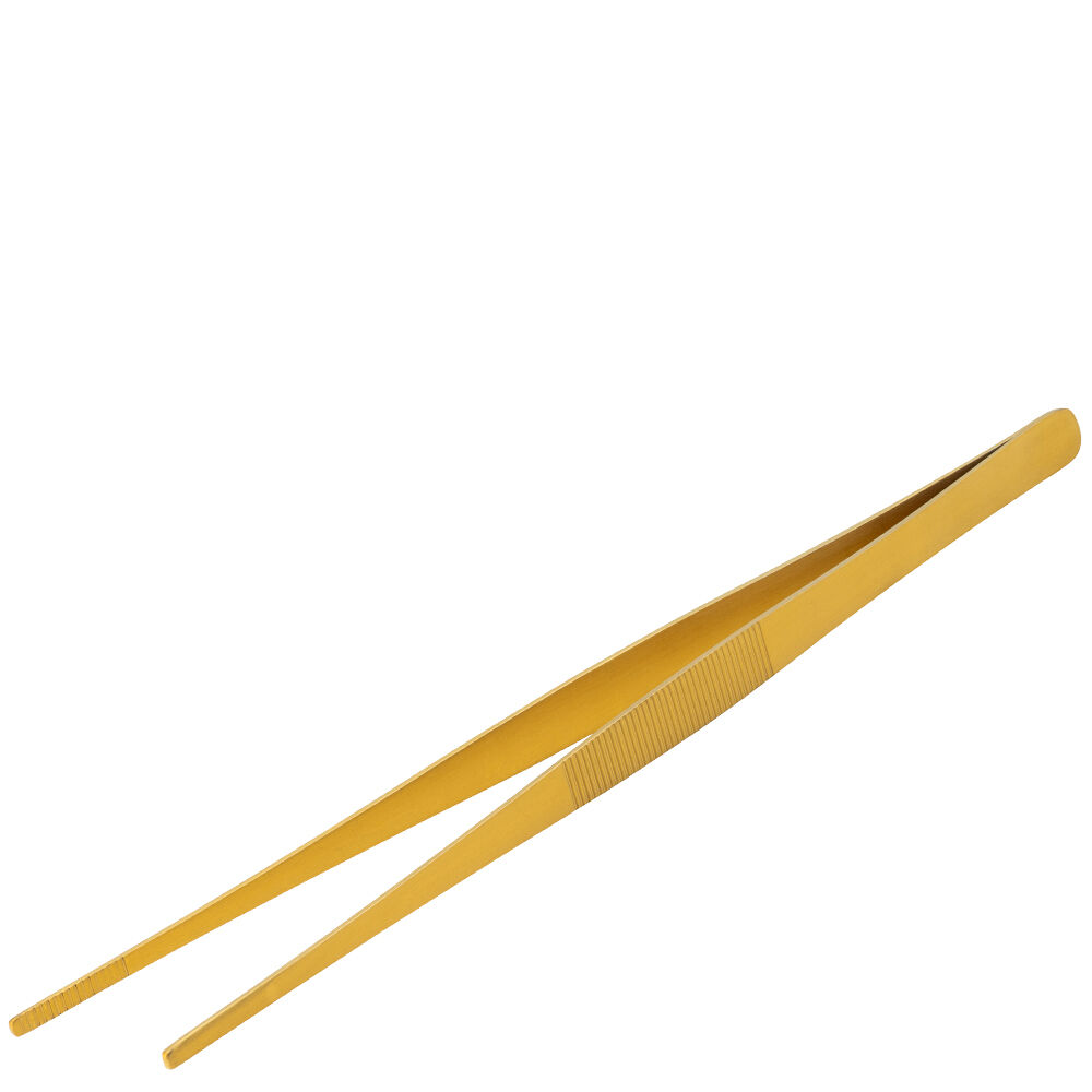 Gold Cocktail Tweezers 30cm Barware Pub Garnish Precision Grip Tool Pack of 6