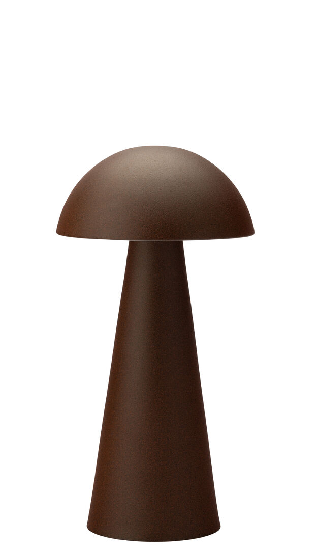Grenada LED Cordless Lamp 22.5cm - Cocoa Portable Iron Table Lamp Pack of 6