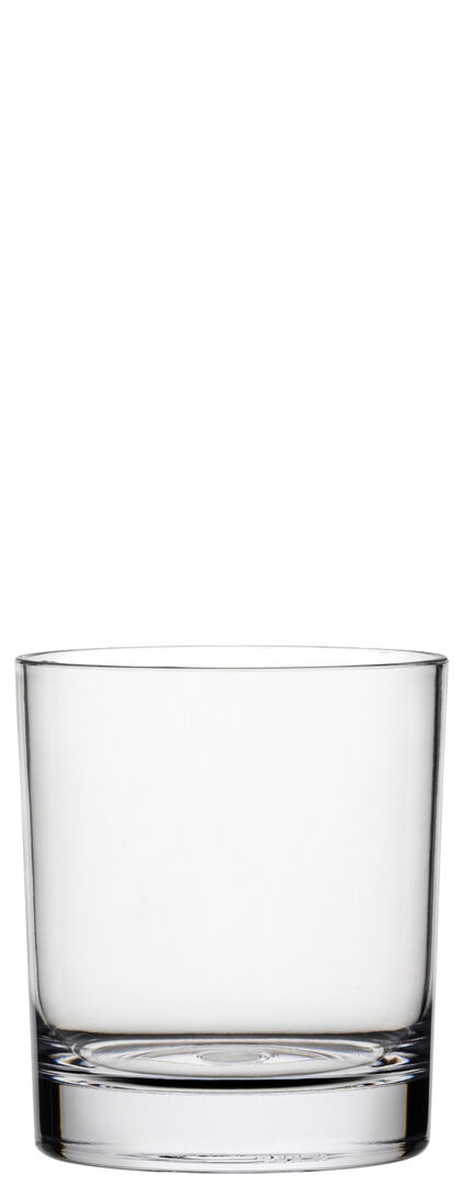 Polycarbonate Double Old Fashioned Glass 34cl Lucent Barware Glass Pack of 6