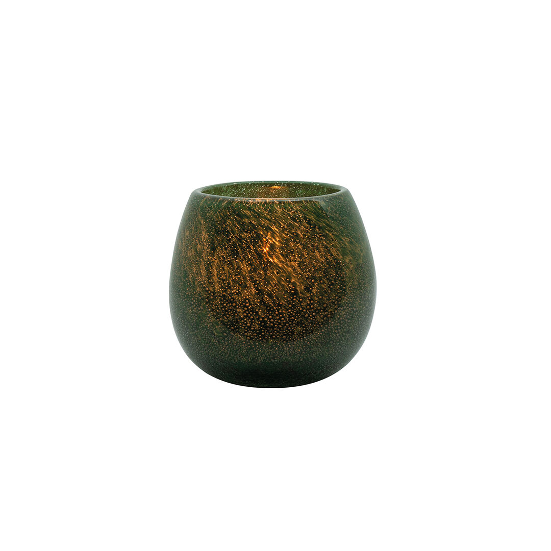 Art Emerald Glass Votive 10.2 x 8.9cm H Glassware Table Lighting Set Pack of 12