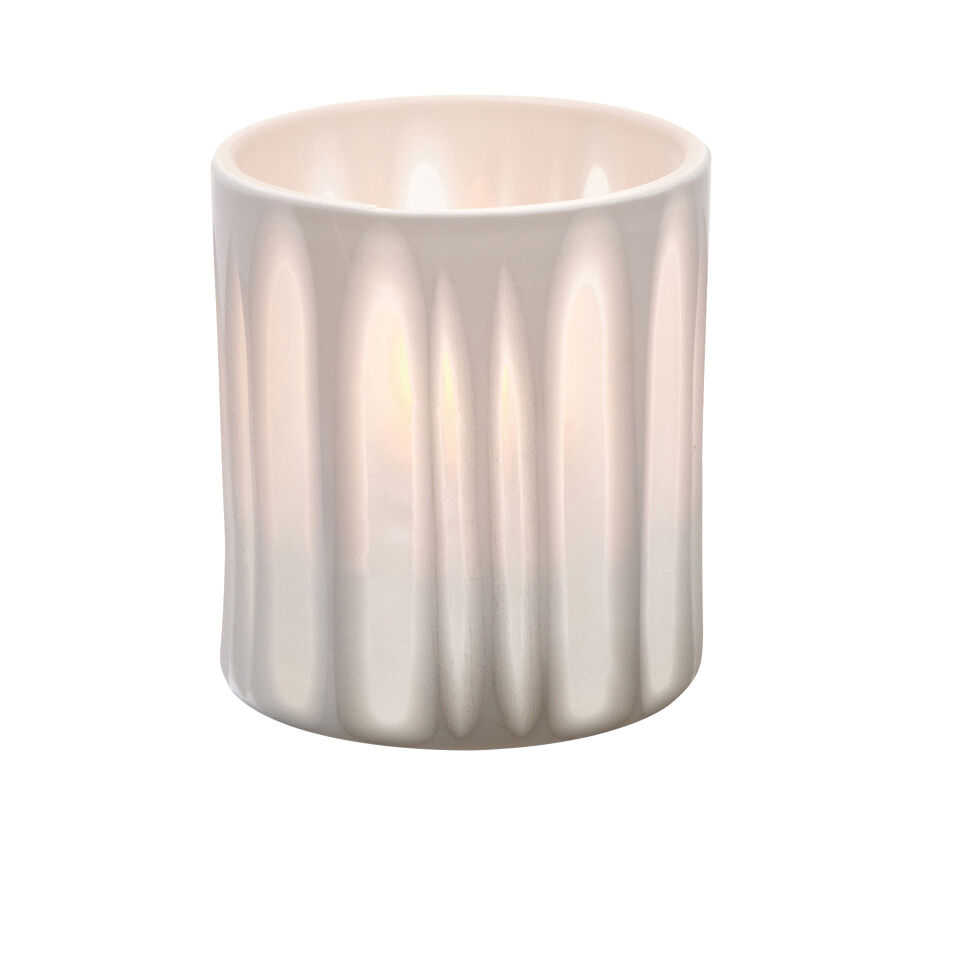 Boutique Stripes Porcelain Votive 7.3 x 8cm Porcelain Table Lighting Pack of 48