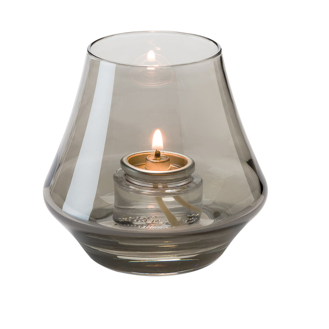 Chime Smoke Lustre Glass Votive 7 x 8.9cm Glassware Table Lighting Pack of 12